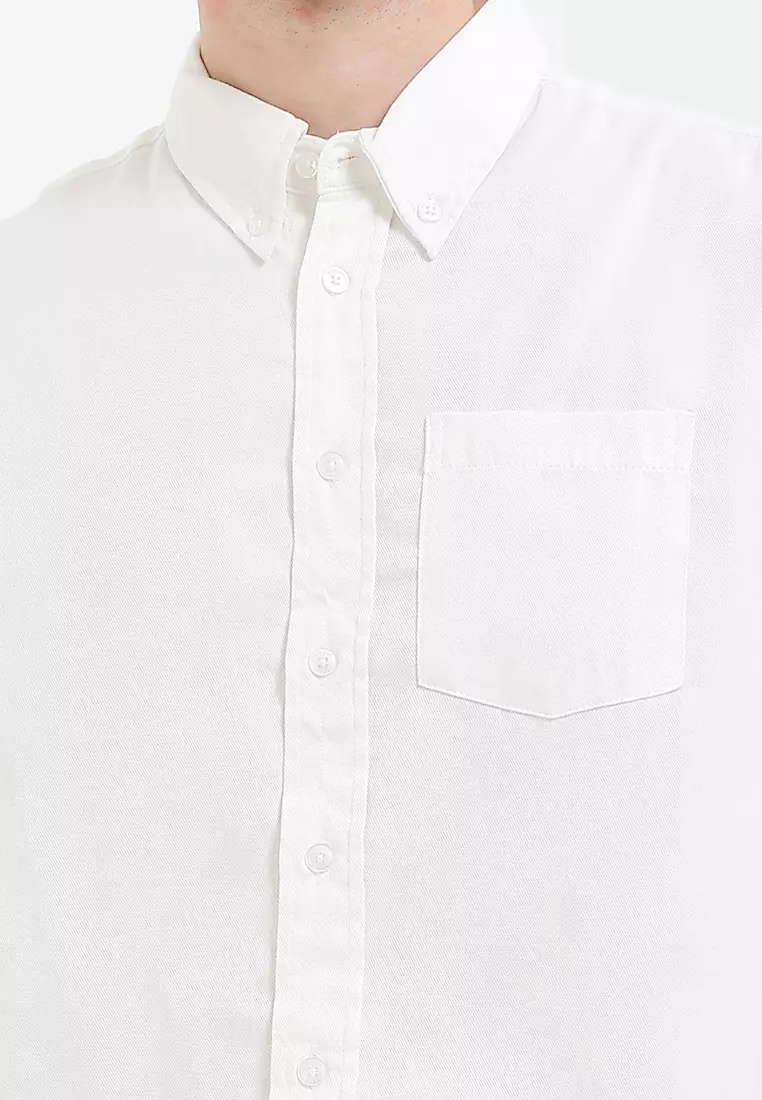 Kemeja Putih Tangan Panjang - Lucaso Shirts