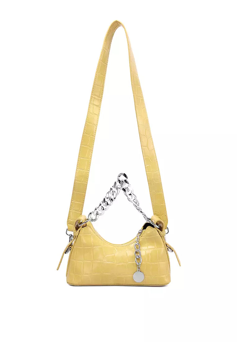 Yellow Event Ready Baguette Bag