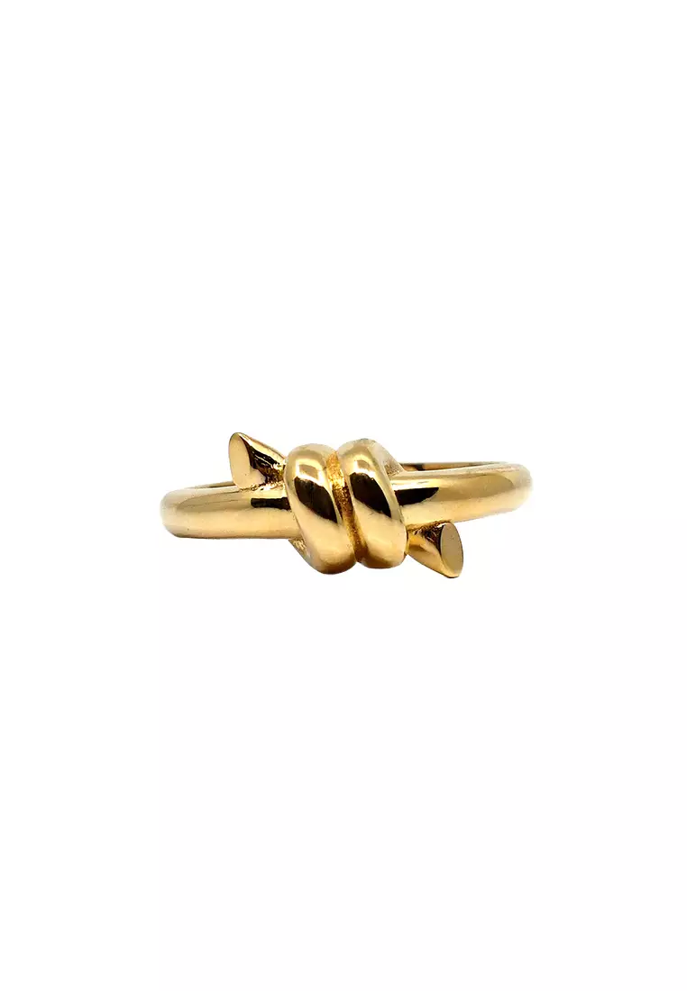 18K Yellow Gold Lady Ring