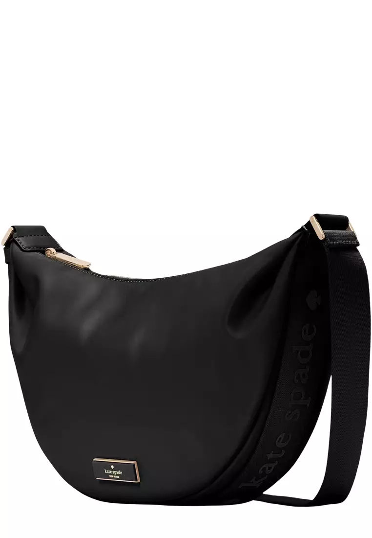 Carter Nylon Medium Sling Bag - Black KL966