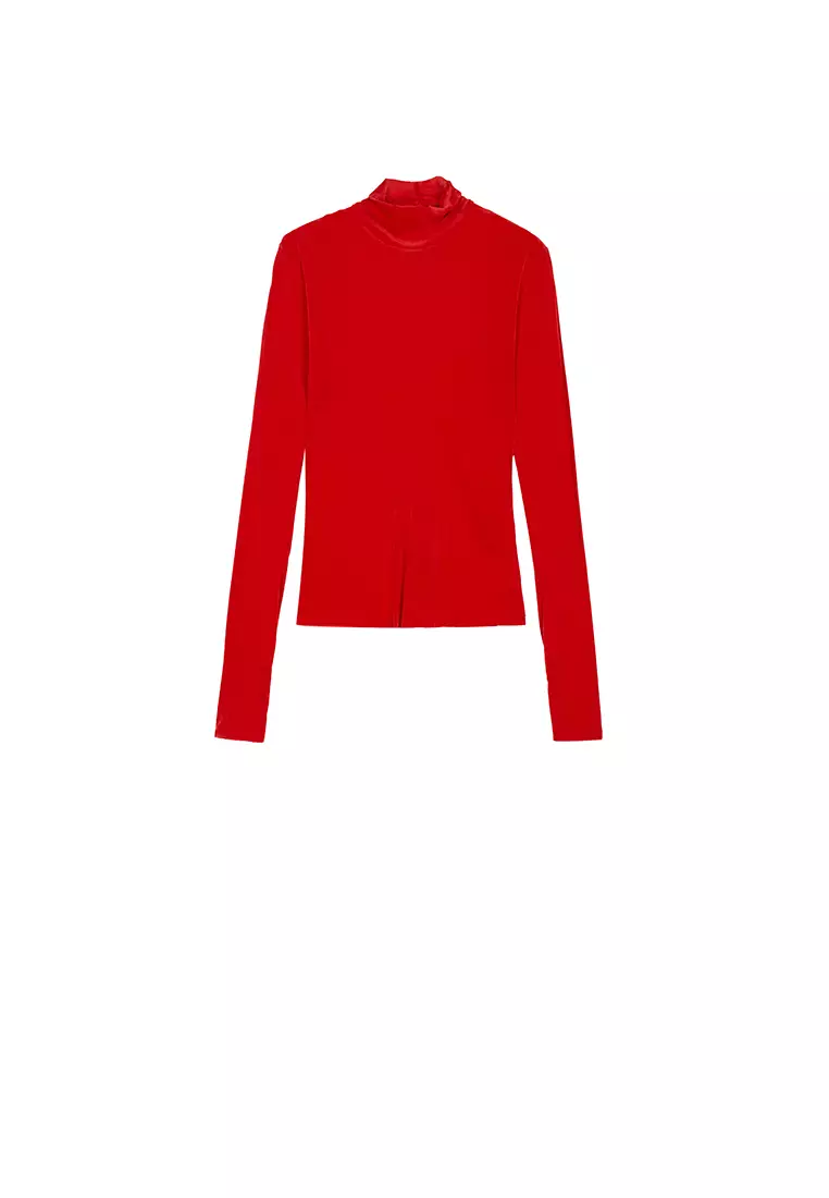 Rayon Slim Fit Long Sleeve T-shirt