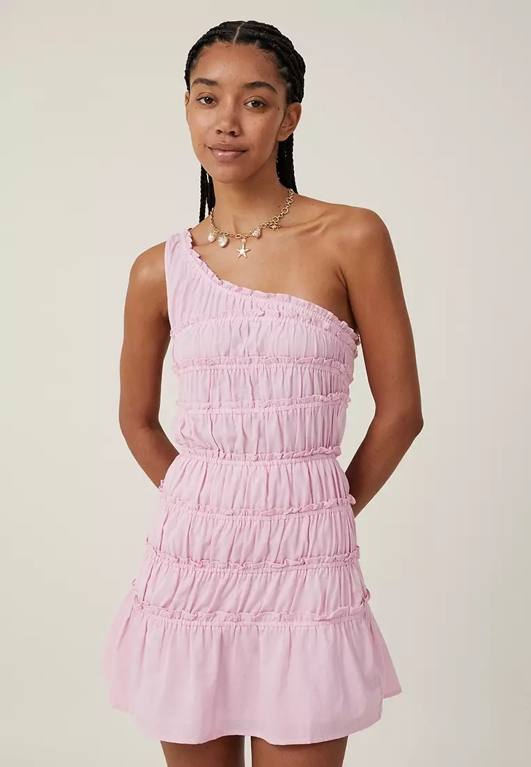 Cotton On Demi One Shoulder Mini Dress 2024, Buy Cotton On Online