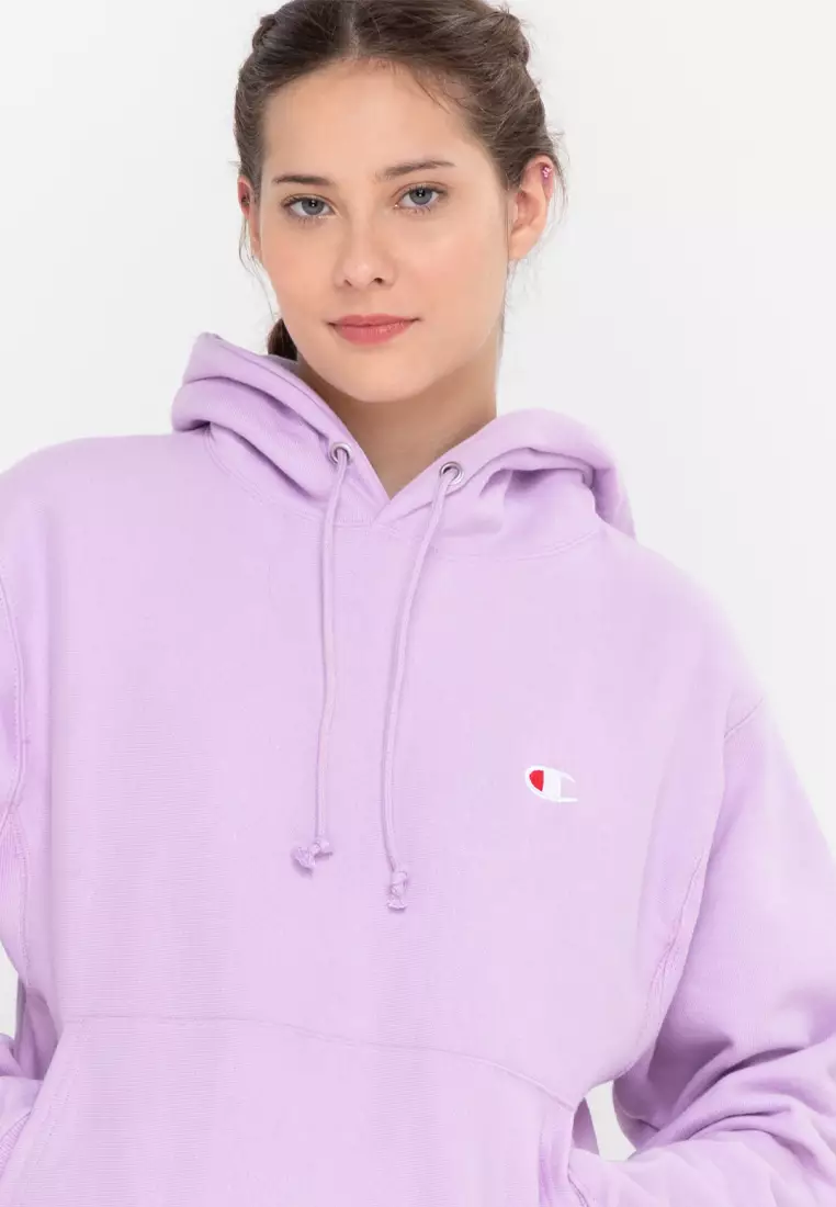 Champion boyfriend hoodie top light pink