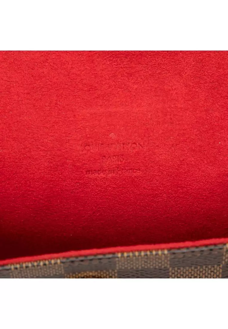 Pre-Loved Louis Vuitton Damier Ebene Pochette Florentine