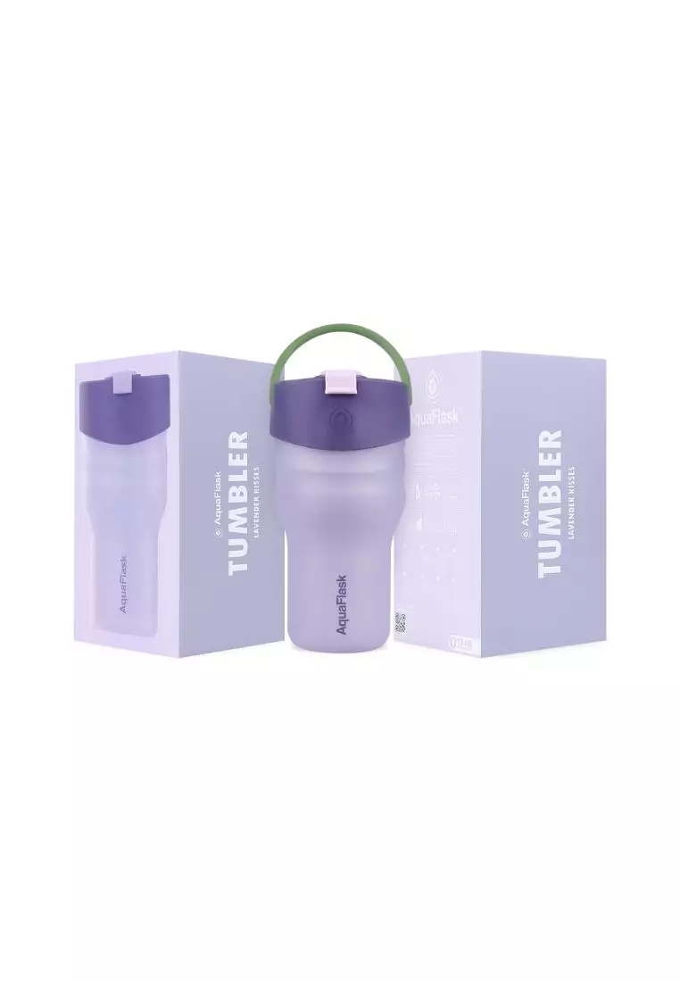 30oz Lavender Kisses Tumbler Collection Stainless Steel Water Bottle