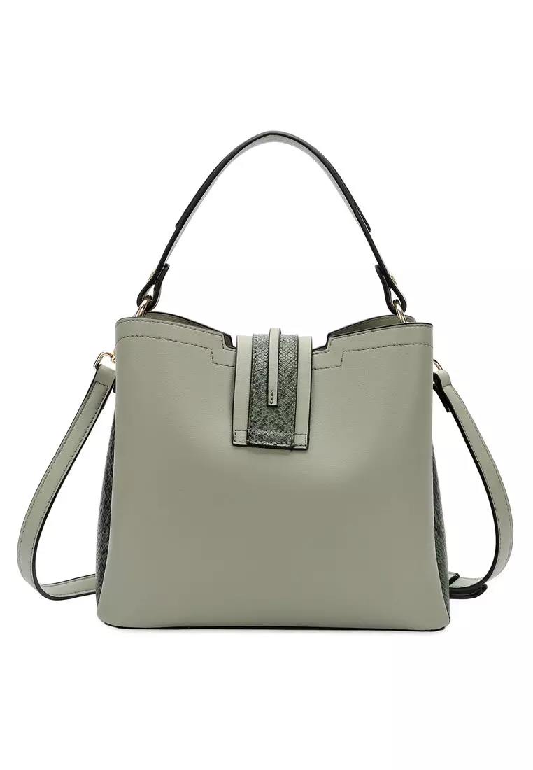 Top Handle Bag / Sling Bag / Crossbody Bag - Green