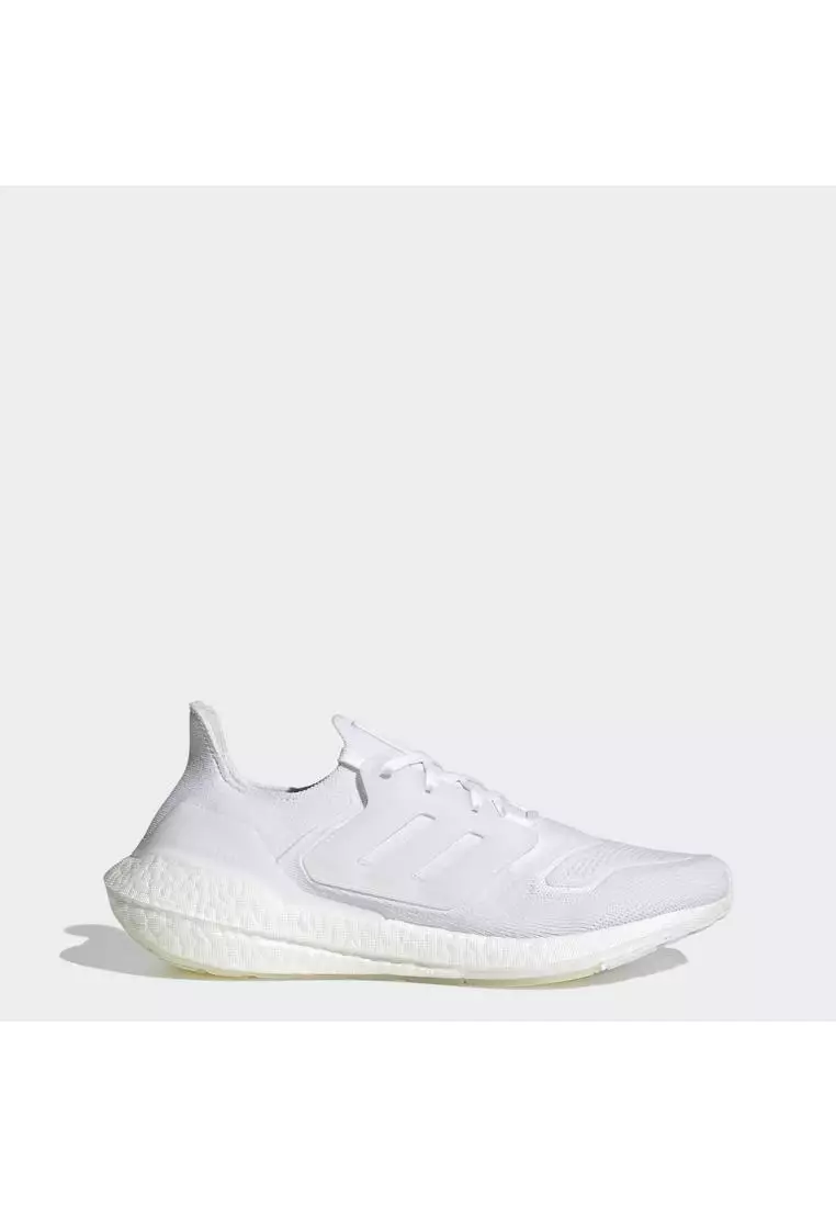 All white adidas running shoes online
