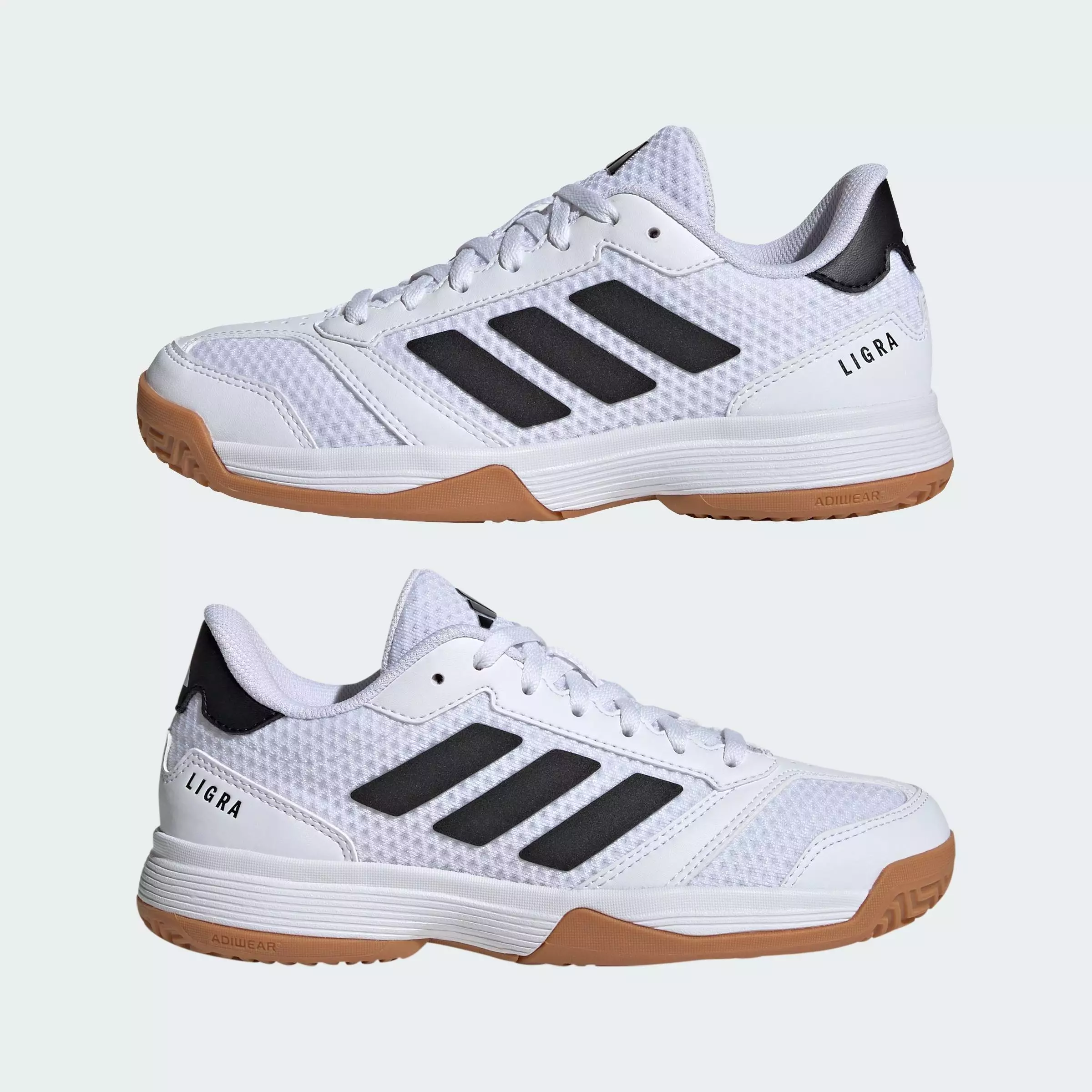 Lifestyle Ligra 8 Indoor Shoes Kids Unisex White IH8244