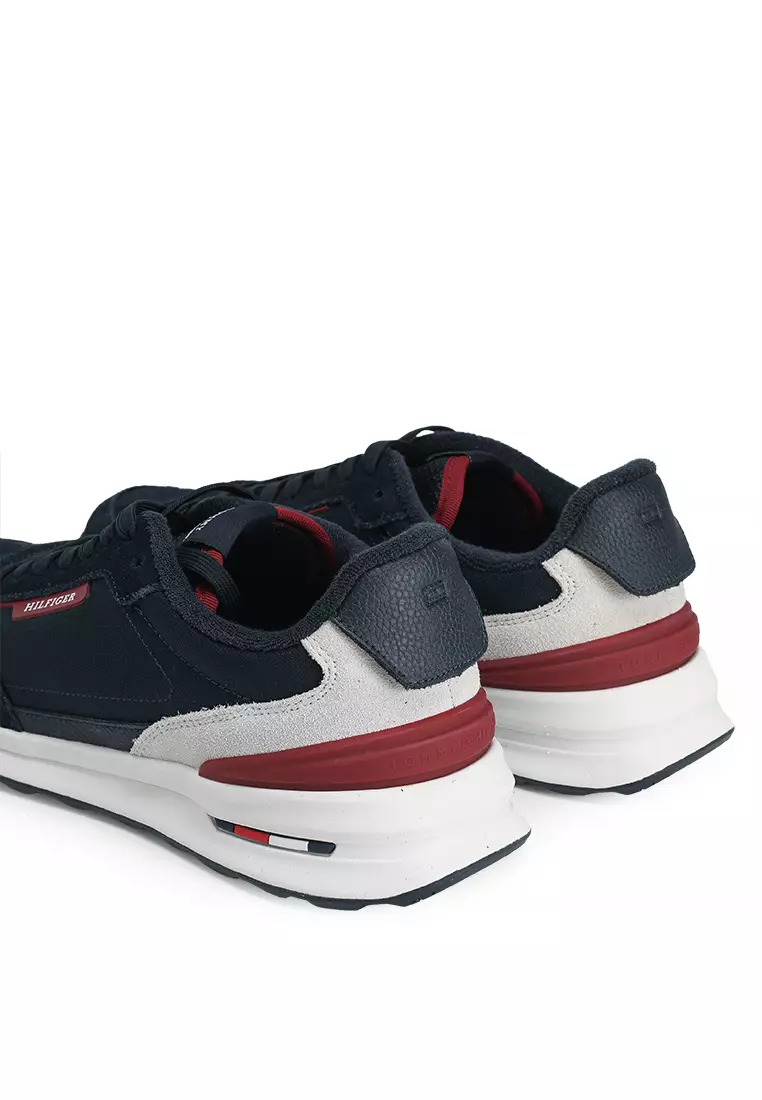 Retro Suede Mix Cleat Trainers - Tommy Mainline
