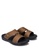 Louis Cuppers 褐色 Metal Hardware Cutout Sandals E8F4DSH27C34D3GS_2