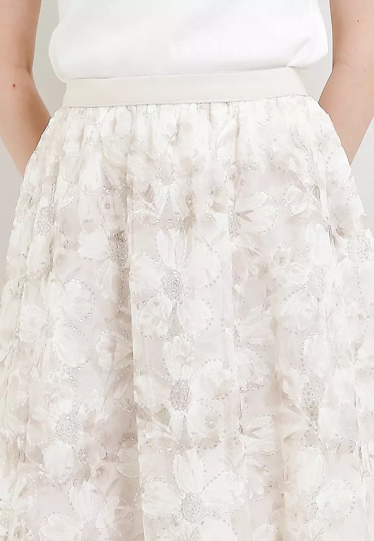 Emb Mesh Skirt