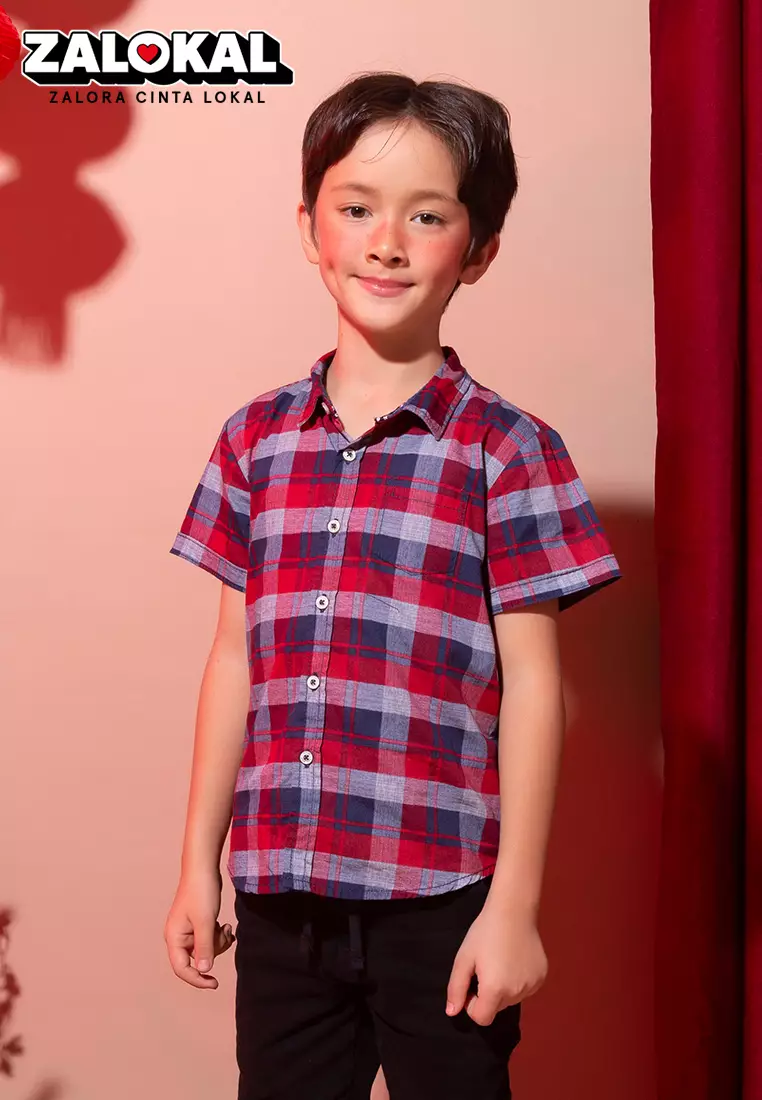 Jual LITTLE X EIGHT Little X eight Boy Loey Shirt Kids Original 2024