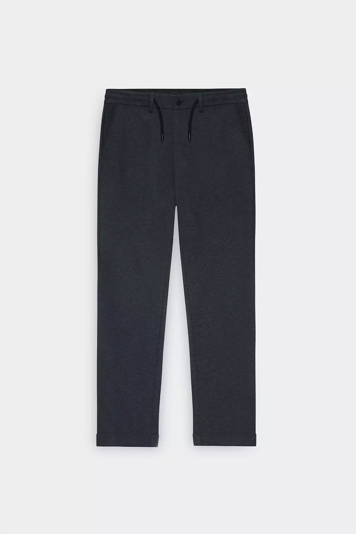 Slim Fit Drawstring Trousers