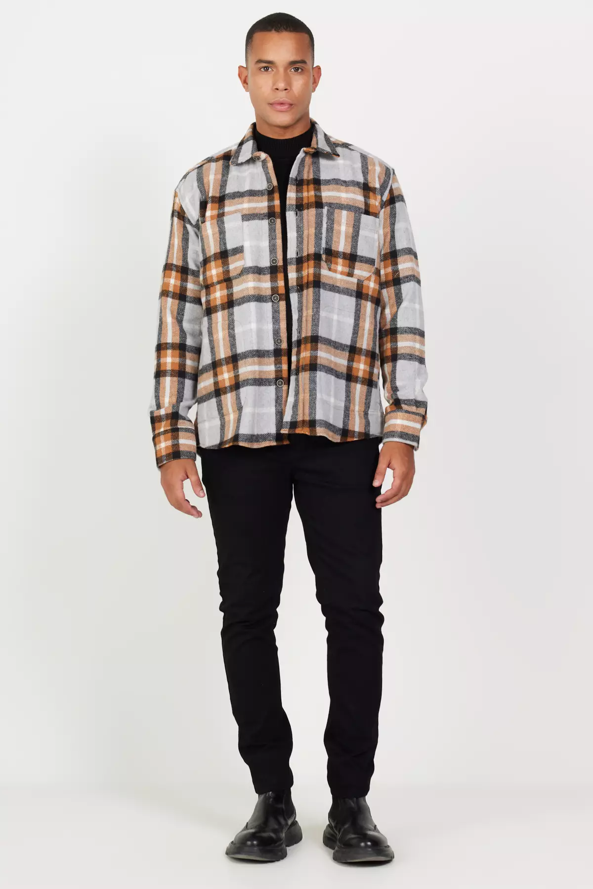 Plaid Patterned Lumberjack Shirt