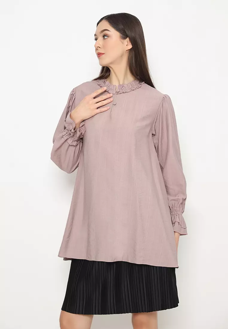 Kamaniya Blouse Light Brown