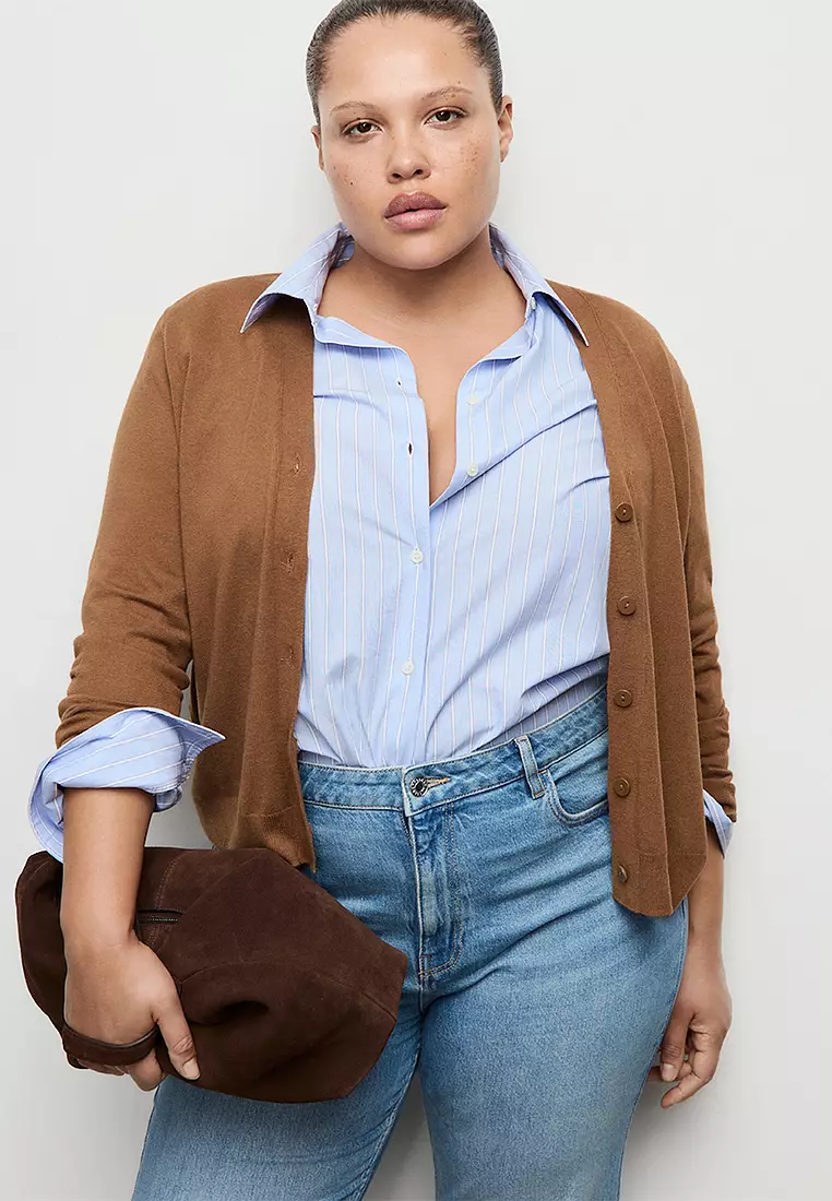V-Neck Knitted Cardigan