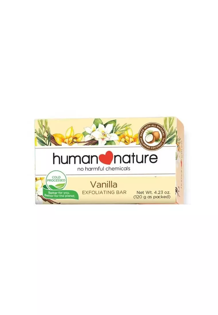 Exfoliating Bar Soap Vanilla 120g