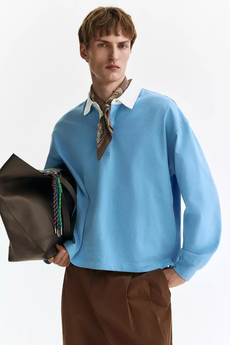 Loose Fit Cotton polo shirt