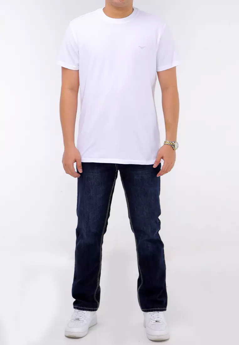 Round Neck Pique Short Sleeve