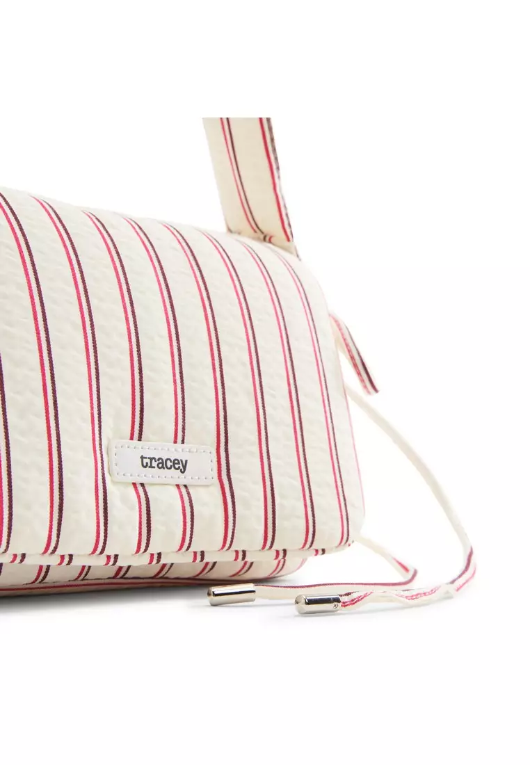 Tracey Puffy Plush Bow Crossbody