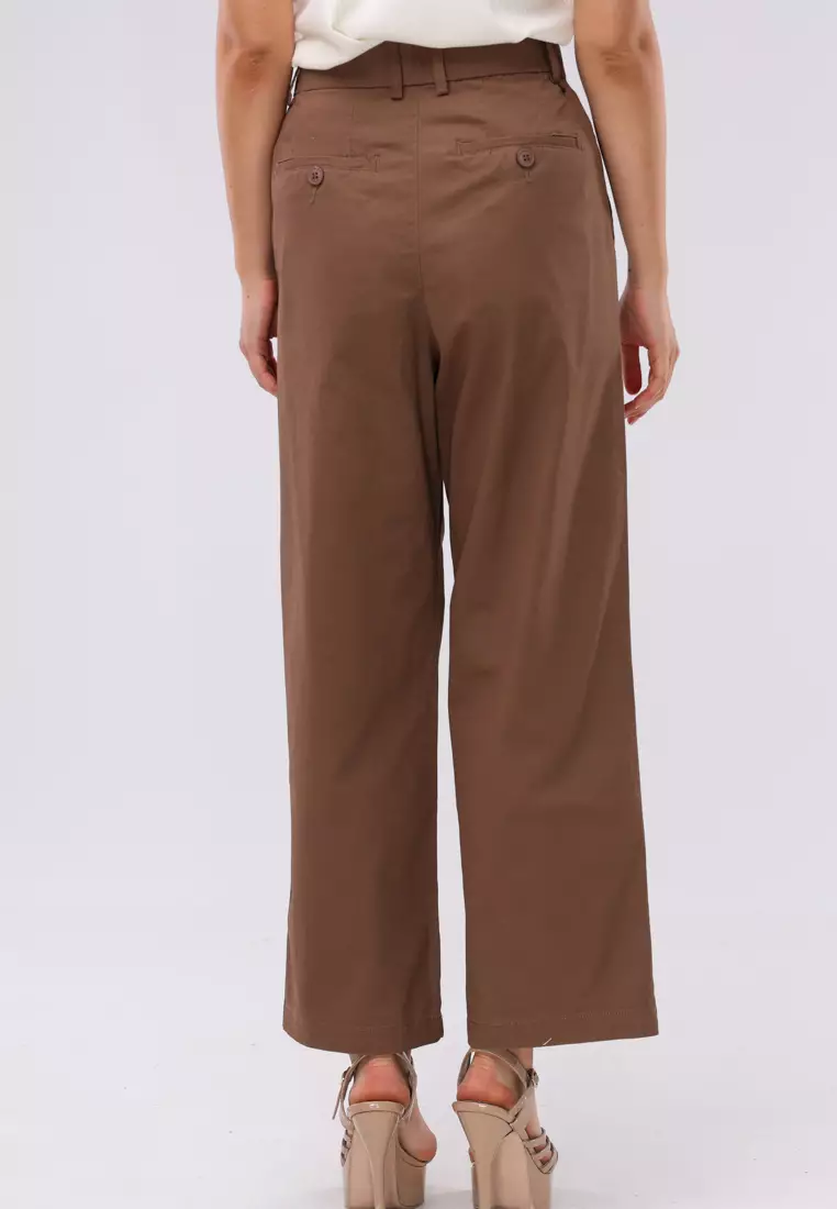 Colored Wide Leg Pants Ladies