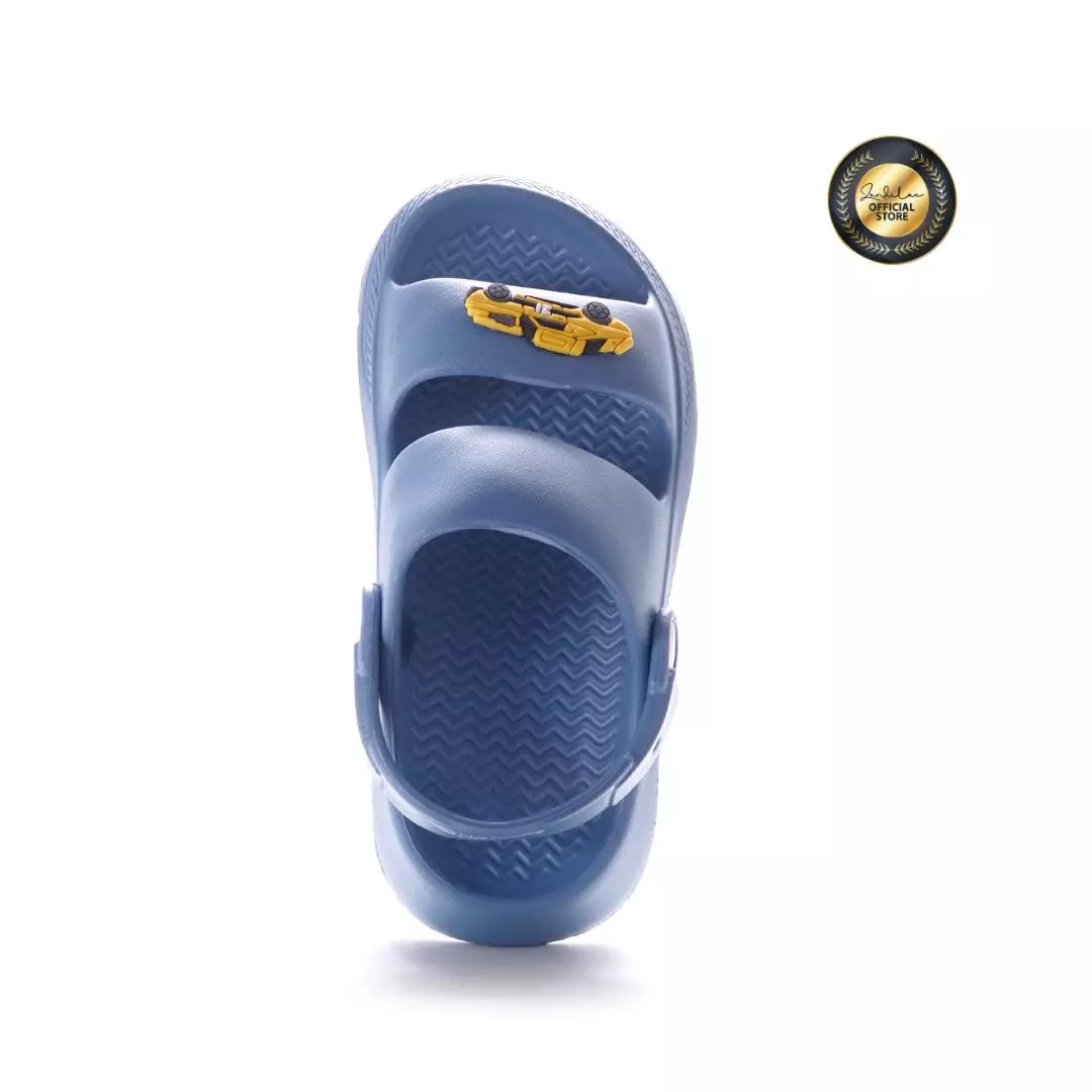 HOTWHEELS - SANDAL LAKI ANAK CH730169LK BAKPAO FULL KARET - BIRU SHADOW