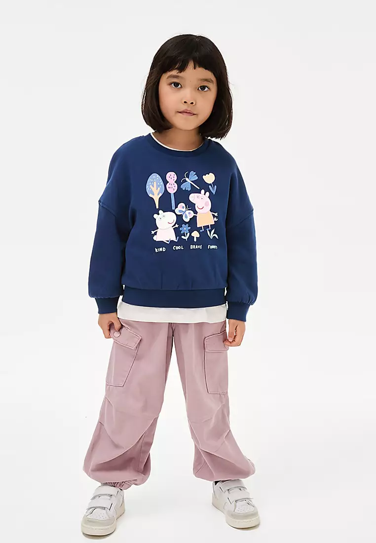 Cotton Rich Peppa Pig Sweatshirt