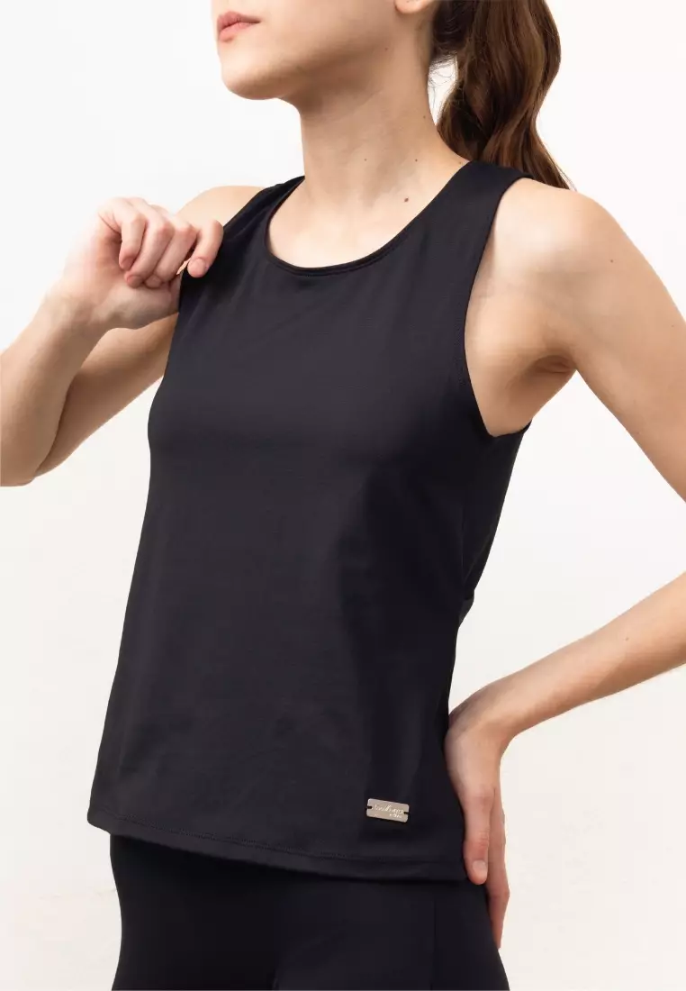 XBack Tank Top Sleeveless Muscle - Onyx