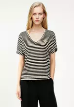 Black/Stripes: Birch Gold