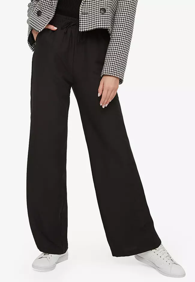 Trendyol Wide Leg Woven Trousers 2024, Buy Trendyol Online