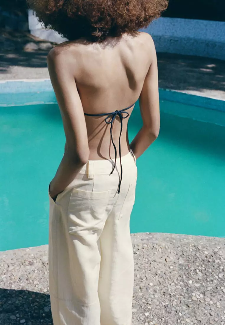 Linen Balloon Trousers