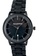 EGLANTINE black EGLANTINE® Paname 40mm Unisex IP Black Alloy case Quartz Watch, black dial on IP Black Steel Bracelet 6C074ACBCB2D3FGS_1