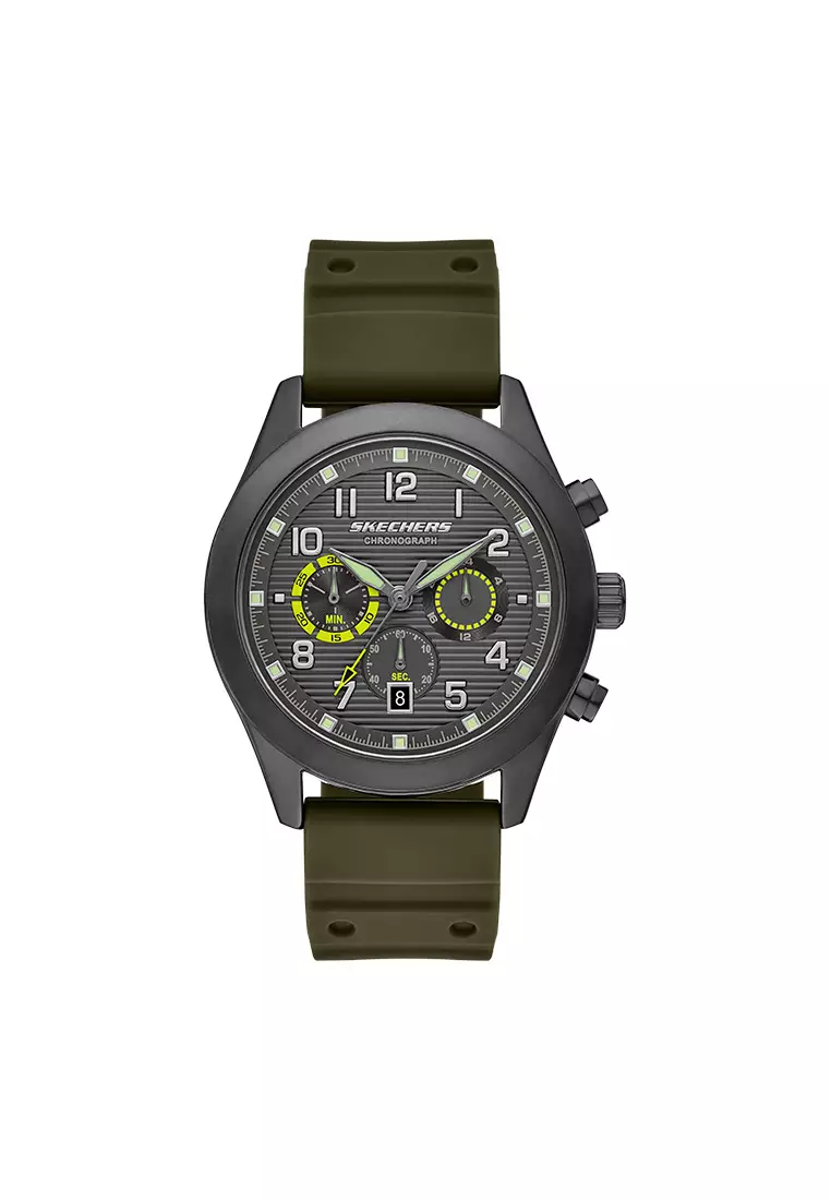 Buy Skechers Roscoe Green Silicone Strap Analog Watch SKC-SR5285 2026 ...