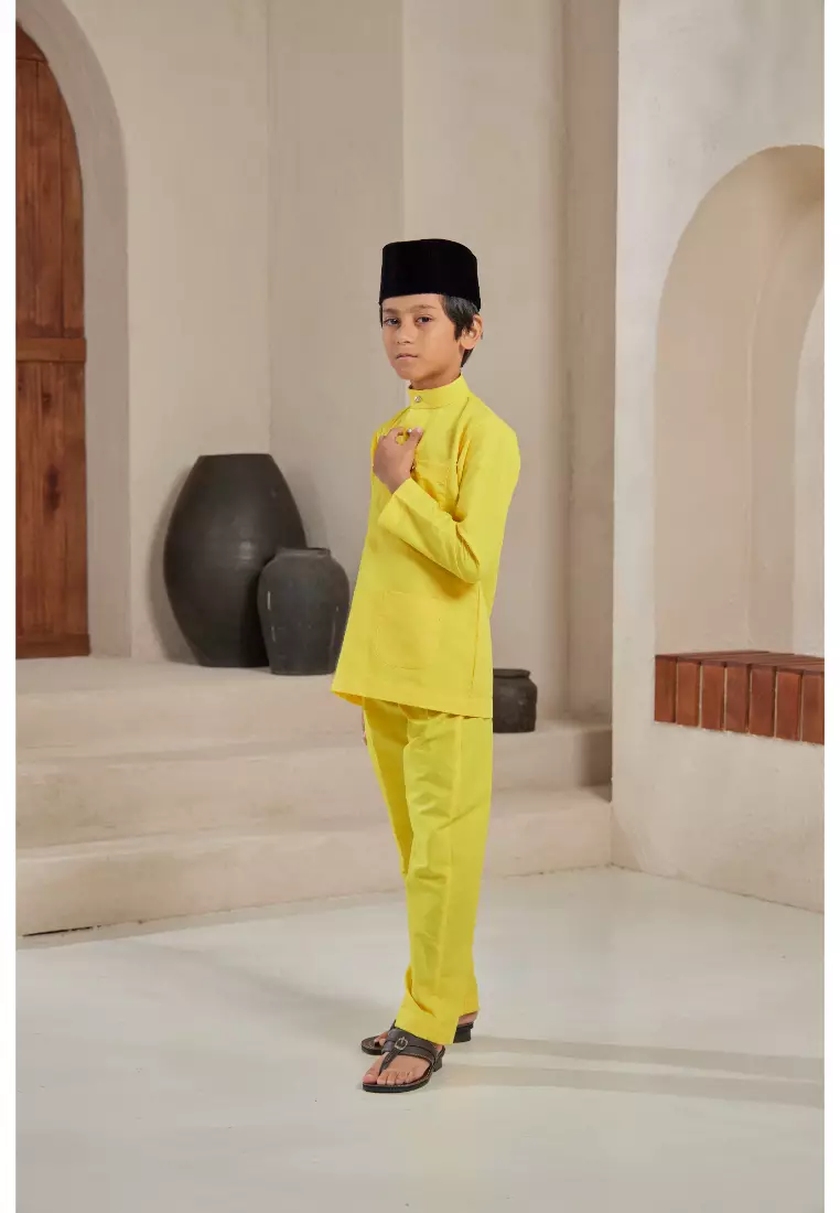 Baju Melayu Moden Cekak Musang for Kids