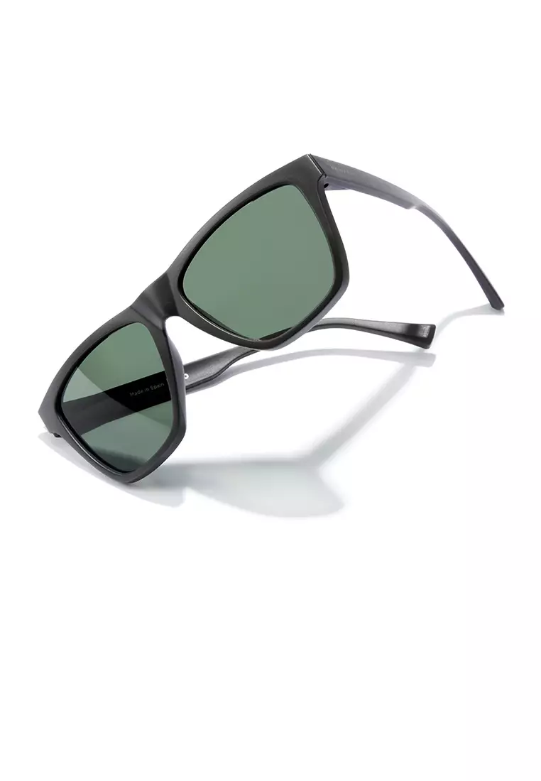 HAWKERS POLARIZED Black Alligator ECO ONE LS RAW. Sunglasses for Men and Women, Unisex. UV400 protection. Official product designed and made in Spain