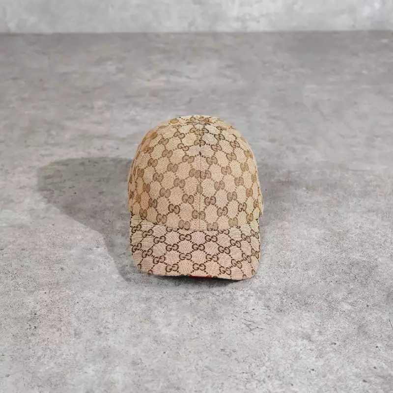 Topi GUCCI SUPREME GG MONOGRAM BEIGE CAP 100% ORIGINAL