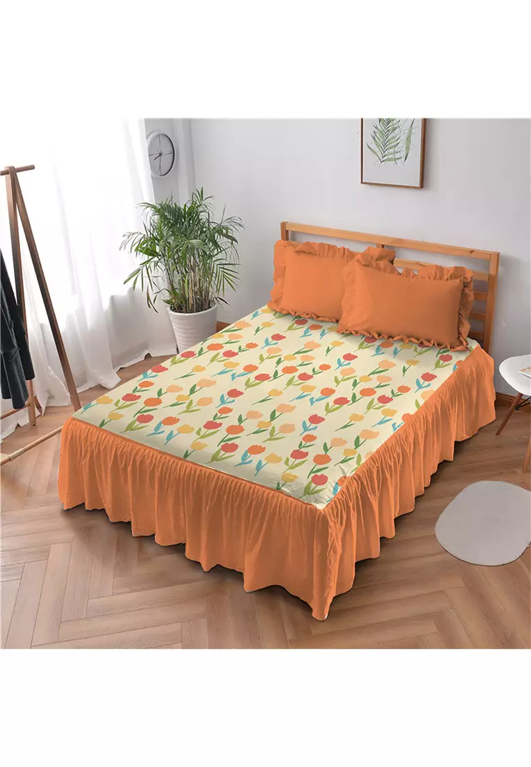 Jual Kintakun Collections Bed Cover Set Sprei Queen Rumbai 160x200 B2 ...