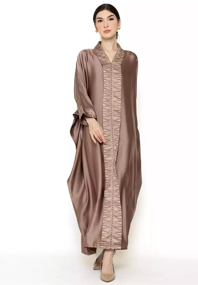 Kanzi Exclusive Long Sleeve Songket Kaftan