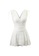 A-IN GIRLS white Elegant mesh-paneled swimsuit A2FE5USBAF621CGS_4