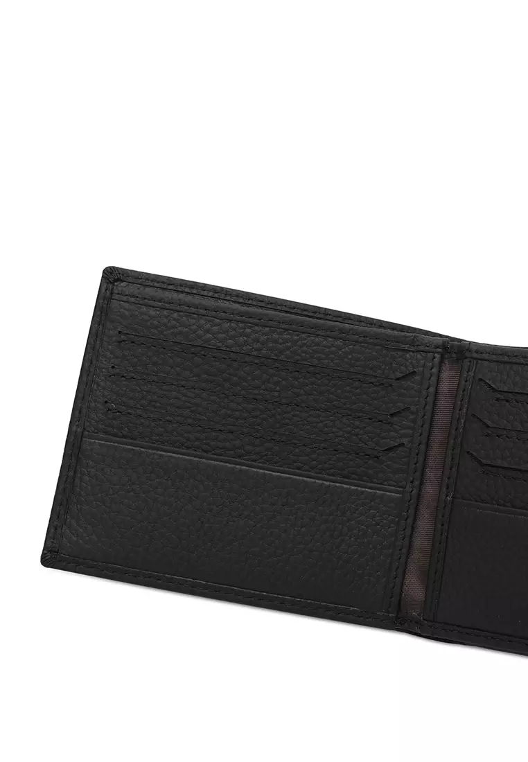 Men's Genuine Leather RFID Blocking Short Wallet (Dompet Pendek Pria Kulit Genuine RFID Blocking) - Hitam