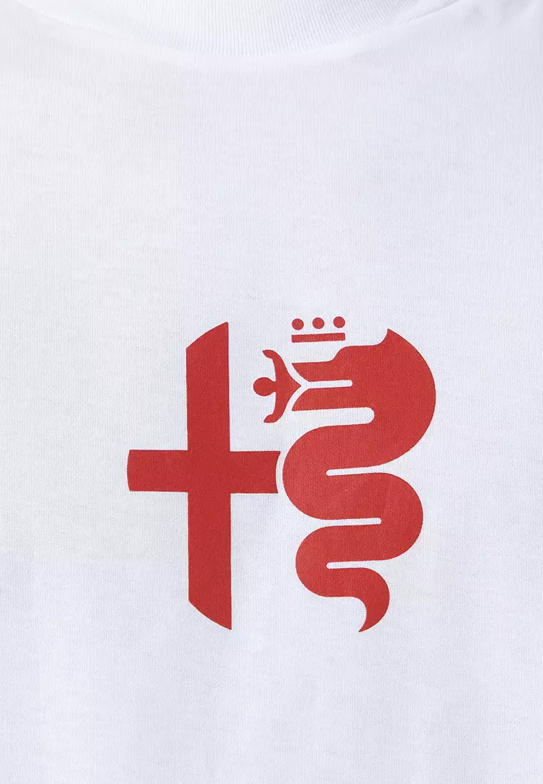 Cropped Fit Alfa Romeo T-Shirt