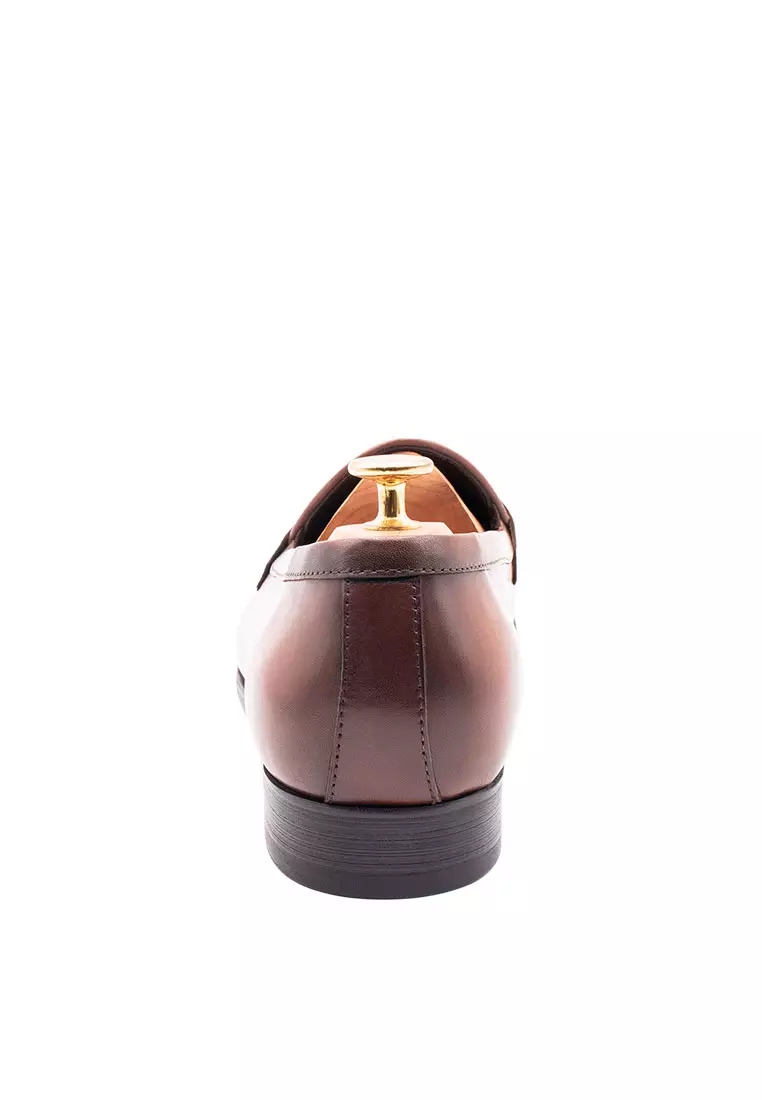 Emperado Auburn Blake Stitch Belgian Loafer