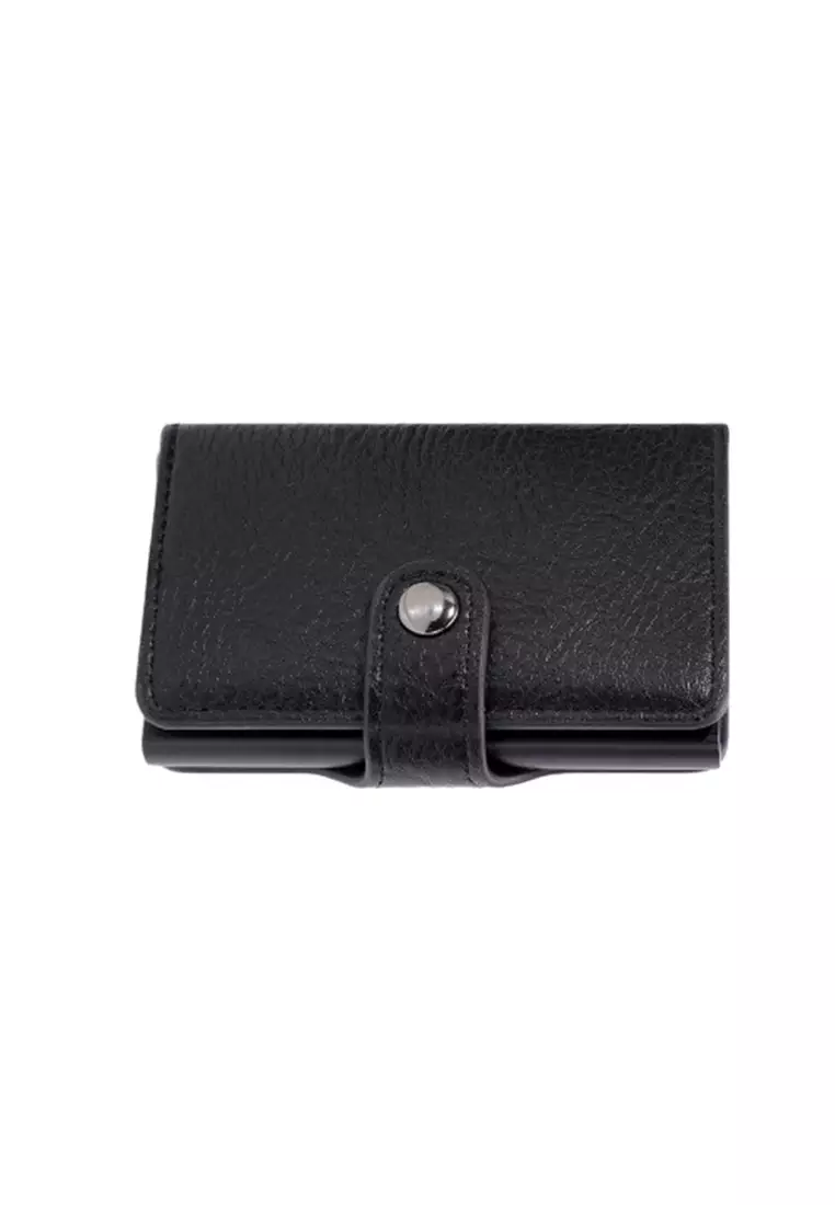 Dompet Pria Lipat Pendek 5307-1 Kartu RFID Bahan Kulit PU Leather Premium ORIGINAL - Black