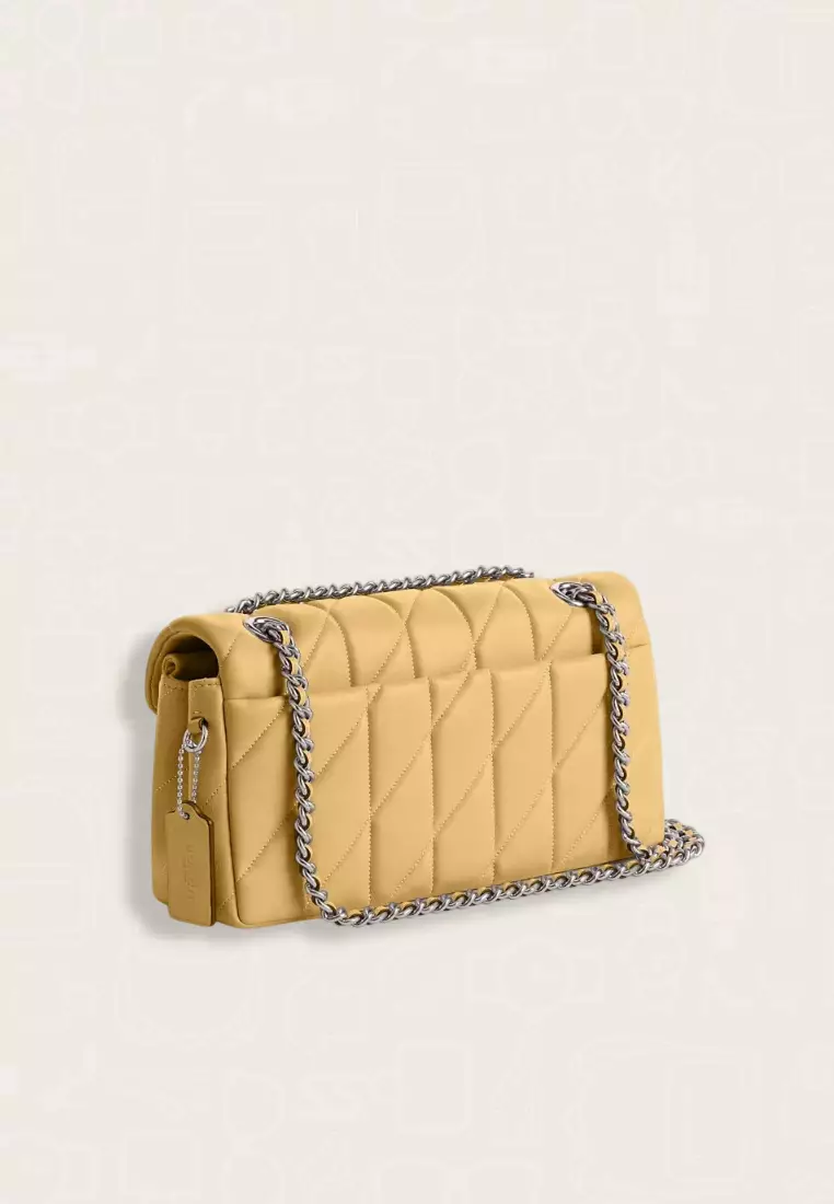 Coach Tabby Shoulder Bag 26 With Quilting Yellow
