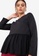 ZALORA WORK black Baby Doll Blocked Top 7999EAA6EC4668GS_3