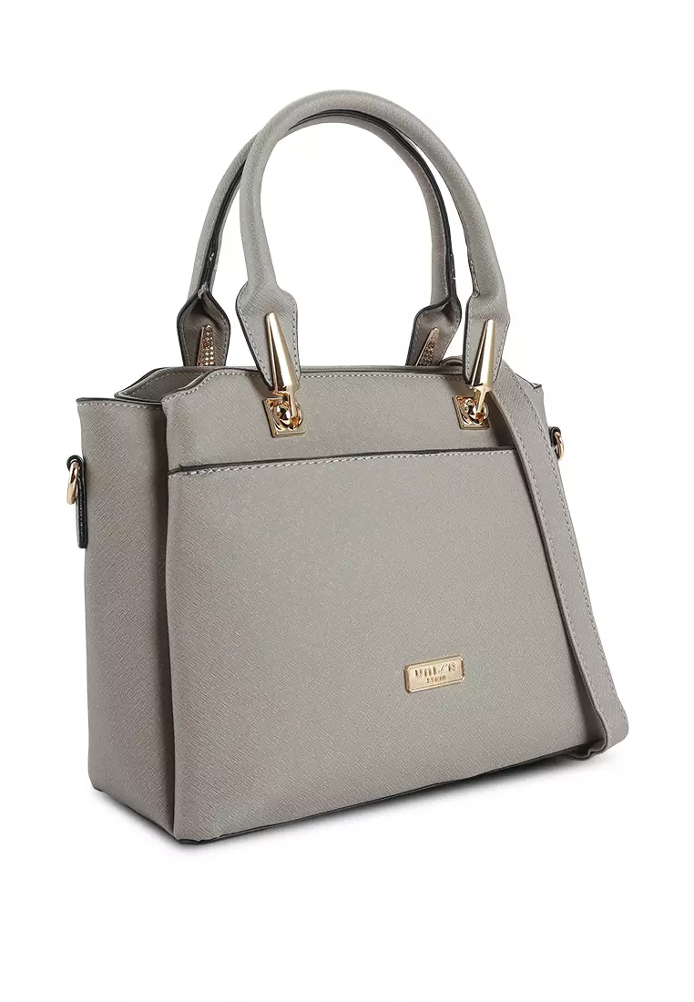 Saffiano Convertible Satchel