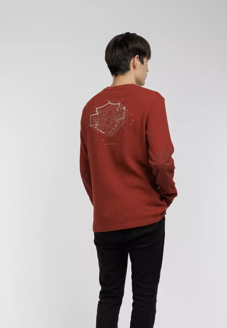 Harley-Davidson Bar & Shield 3D Long Sleeve Tee