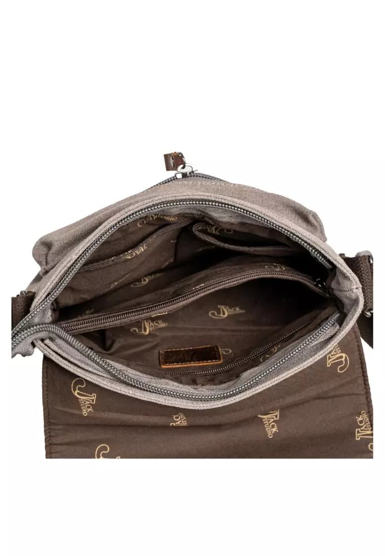 Slim Casual Crossbody Sling Canvas Bag BAD 40807