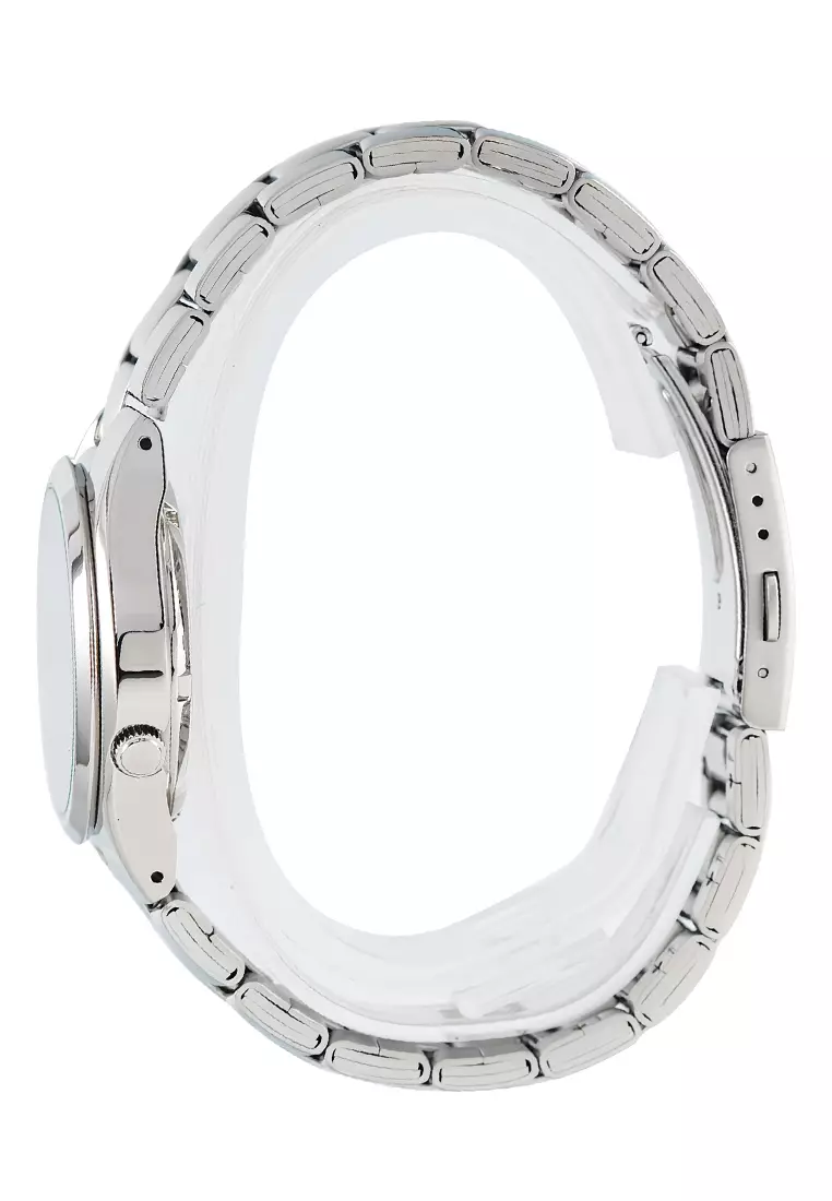 Seiko 5 - Jam Tangan Automatic Pria - Silver Grey - Stainless Steel - SNK621K1