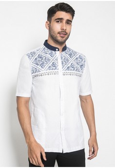 Baju Koko Batik Jual Baju Koko Batik Pria Zalora Indonesia